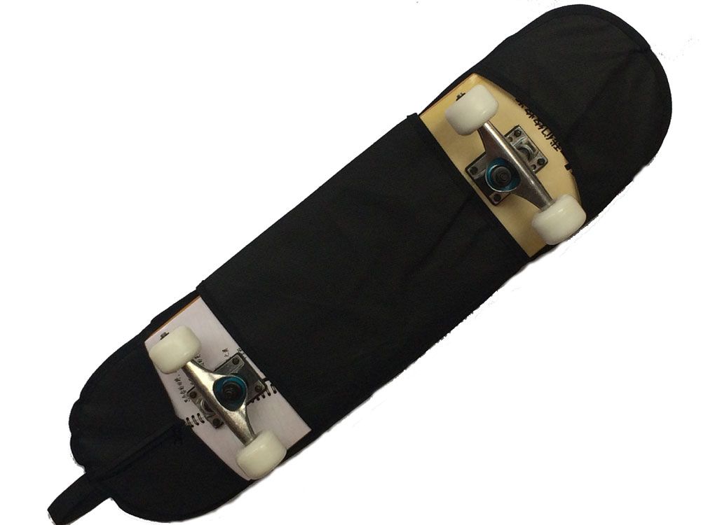 32*8" Black Skateboard Carry Bag Skate Travel Backpack Straps Handbag