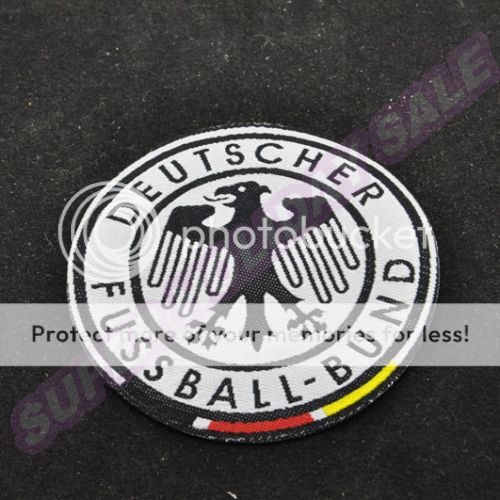 Soccer Football Souvenir Germany Deutschland Badge Applique Iron on Embroidered